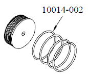 O-RING 3" SEPARATOR WHEEL (SE MODELS ONLY)