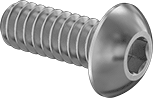 SCREW BUTTON HEAD 10-24 X 1/2